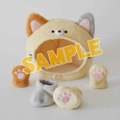 グッズ ぬいぐるみ ポンタ きせかえポンタ ねこのかぶりもの アニメイト