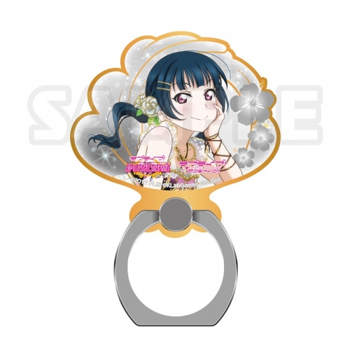 グッズ 携帯グッズ ラブライブ サンシャイン スマートフォンリング Vol 3 善子 アニメイト