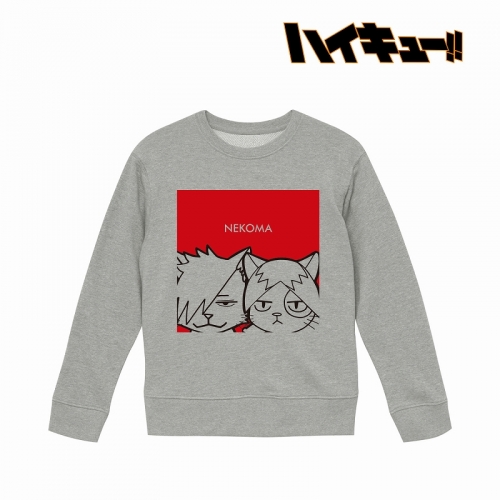 グッズ Tシャツ ハイキュー トレーナー 黒尾ネコ 研磨ネコ メンズ サイズ M アニメイト