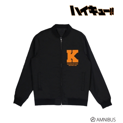 【グッズ-ジャンパー・コート】ハイキュー!! 烏野高校 スタジアムジャケット/ユニセックス(サイズ/L)