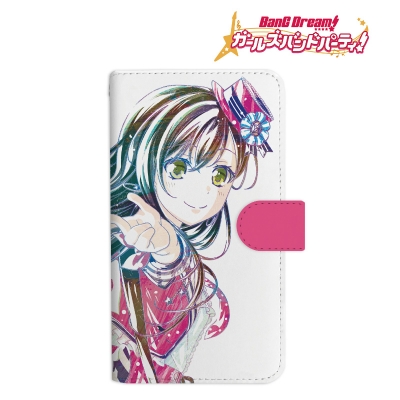 【グッズ-カバーホルダー】バンドリ! ガールズバンドパーティ! 花園たえ Ani-Art 手帳型スマホケース(対象機種/Lサイズ)