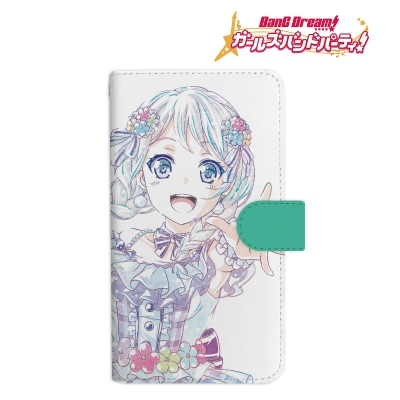 【グッズ-カバーホルダー】バンドリ! ガールズバンドパーティ! 若宮イヴ Ani-Art 手帳型スマホケース(対象機種/Lサイズ)