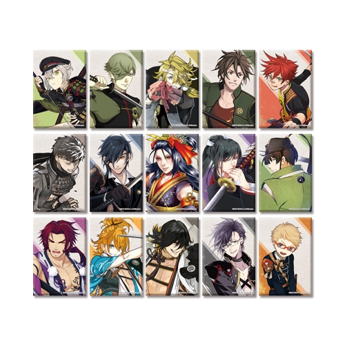 グッズ-バッチ】刀剣乱舞-ONLINE- スクエア缶バッジコレクション（戦闘 