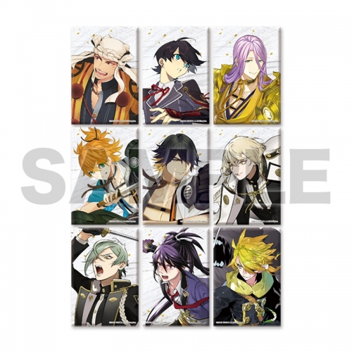 グッズ-バッチ】刀剣乱舞ONLINE 五周年記念祝画スクエア缶バッジ 