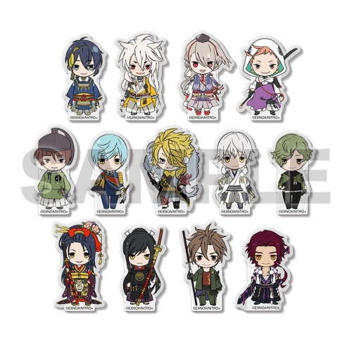グッズ クリップ 刀剣乱舞online ぽてだん アクリルクリップコレクション 第一弾 カプセル商品 受注商品 アニメイト