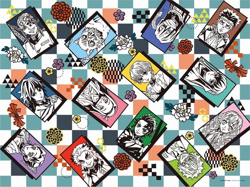 【グッズ-マット】鬼滅の刃 レジャーシート 集合柄