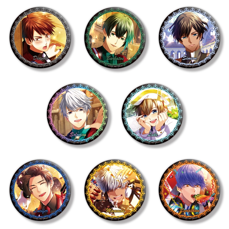 グッズ キーホルダー Obey Me トレーディング缶バッジ Vol 3 全8種 アニメイト特典付 グッズチュー