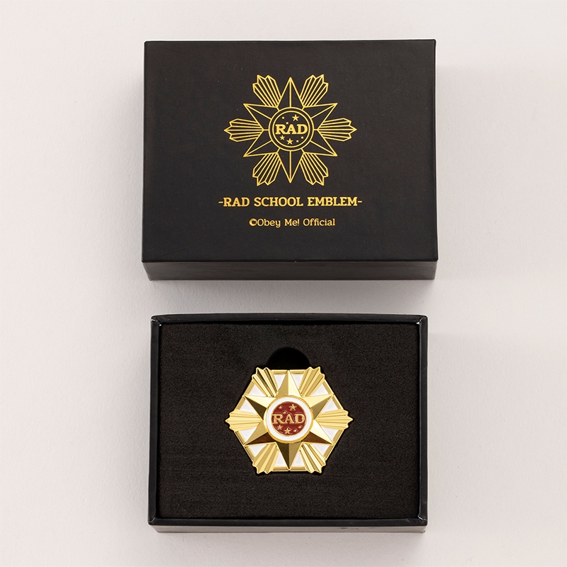 【グッズ-バッチ】Obey Me! RAD校章メタルバッジ