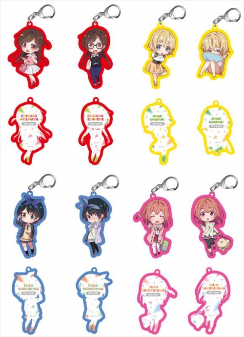 グッズ キーホルダー 彼女 お借りします デフォルメトレーディングアクリルキーホルダー アニメイト