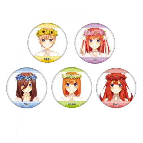グッズ-バッチ】五等分の花嫁∬ 缶バッジ5個セット(ED ver.) | アニメイト