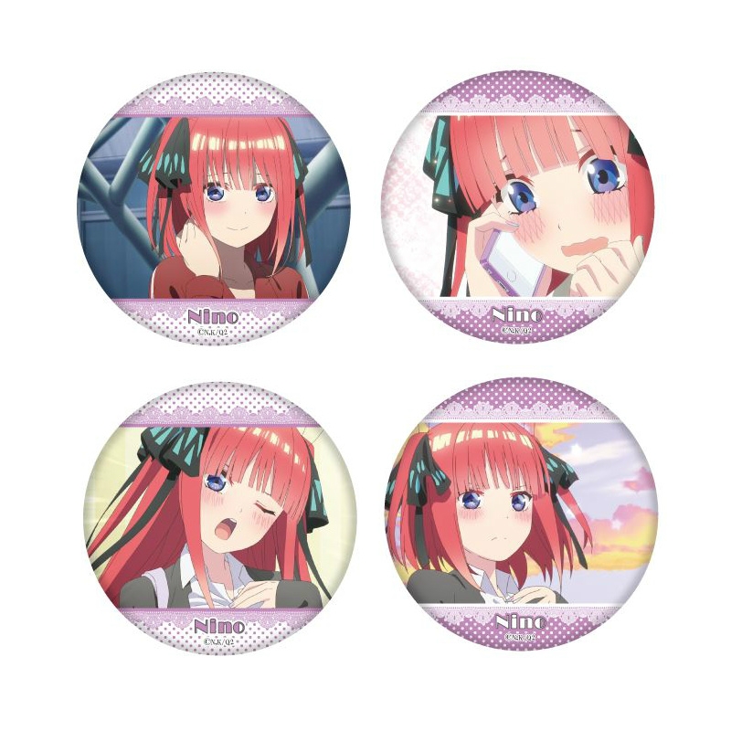グッズ-バッチ】五等分の花嫁∬ 推しキャラ缶バッジセット/中野二乃 