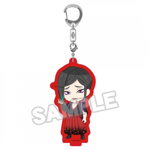 グッズ キーホルダー 特 刀剣乱舞 花丸 雪月華 ねんどろいどぷらす スタンド付きアクリルキーチェーン 静形薙刀 アニメイト