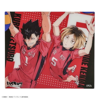 【グッズ-マウスパッド】ハイキュー!! × ふもコレ ガラスマウスパッド 音駒高校モデル