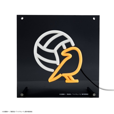 【グッズ-その他】ハイキュー!! × ふもコレ ネオン管風LEDライト 烏野高校モデル