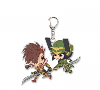 グッズ-キーホルダー】戦国BASARA SDコンビラバーキーホルダー 島左近 