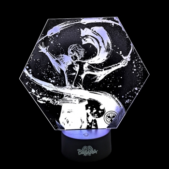 グッズ-電化製品】戦国BASARA 墨絵LEDライトスタンド 竹中半兵衛 