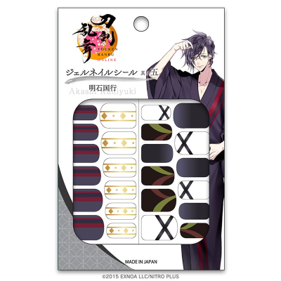 【グッズ-化粧雑貨】刀剣乱舞ONLINE ジェルネイルシール 其ノ五 明石国行