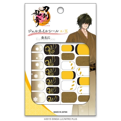 【グッズ-化粧雑貨】刀剣乱舞ONLINE ジェルネイルシール 其ノ五 桑名江