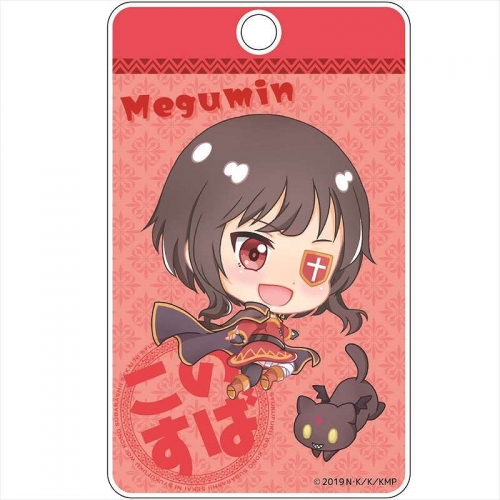 グッズ パスケース 映画 この素晴らしい世界に祝福を 紅伝説 ぽぷきゃら Absパスケース めぐみんb 帽子なし アニメイト