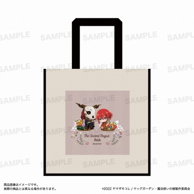 【グッズ-バッグ】魔法使いの嫁 SEASON2 パイピング正方形トートバッグ(きゃらどるちぇ) A:チセ&エリアス