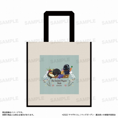 【グッズ-バッグ】魔法使いの嫁 SEASON2 パイピング正方形トートバッグ(きゃらどるちぇ) B:ルツ&ウィル・オー・ウィスプ