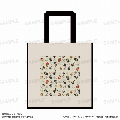【グッズ-バッグ】魔法使いの嫁 SEASON2 パイピング正方形トートバッグ(きゃらどるちぇ) C:総柄