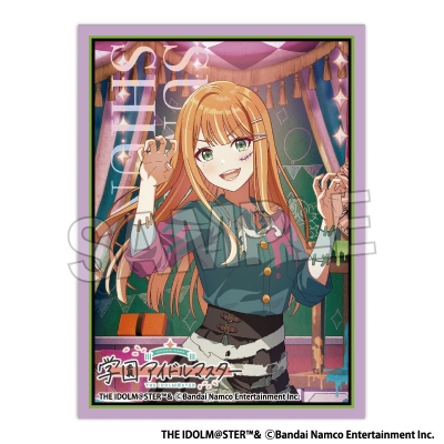【グッズ-カードケース】学園アイドルマスター イラストスリーブMAT Tame-Lie-One-Step '24ハロウィン 紫雲清夏
