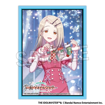【グッズ-カードケース】学園アイドルマスター イラストスリーブMAT 光景 '24クリスマス 篠澤 広