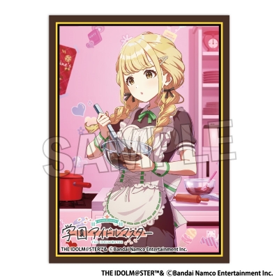 【グッズ-カードケース】学園アイドルマスター イラストスリーブMAT 世界一可愛い私 '25バレンタイン 藤田ことね