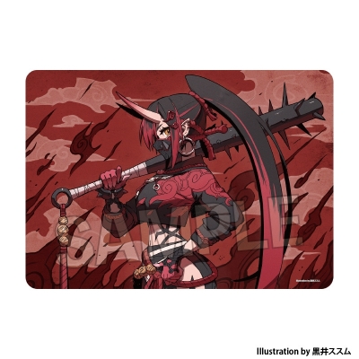 【グッズ-デスクマット】工画堂スタジオイラストレーターセレクション イラストプレイマットNT 黒井ススム オニちゃん