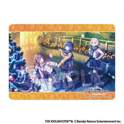 【グッズ-デスクマット】学園アイドルマスター イラストプレイマットNT キラキラして綺麗~っ!