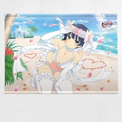 【グッズ-タペストリー】シノビマスター 閃乱カグラ NEW LINK B2タペストリー 夜桜/Wedding