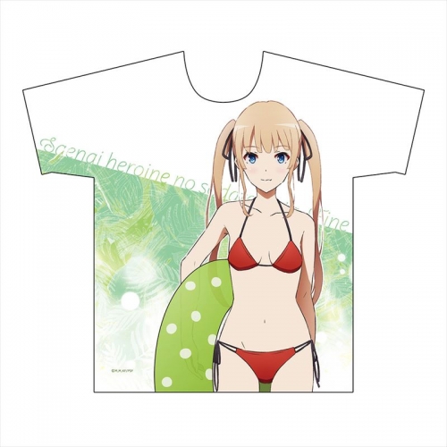 グッズ Tシャツ 冴えない彼女の育てかた Fine 描き下ろしフルグラフィックtシャツ 英梨々 水着 Xlサイズ アニメイト