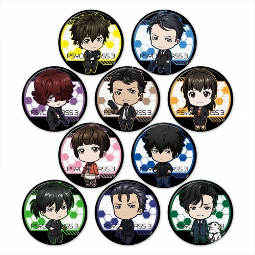 グッズ バッチ Psycho Pass サイコパス 3 トレーディング缶バッジ アニメイト