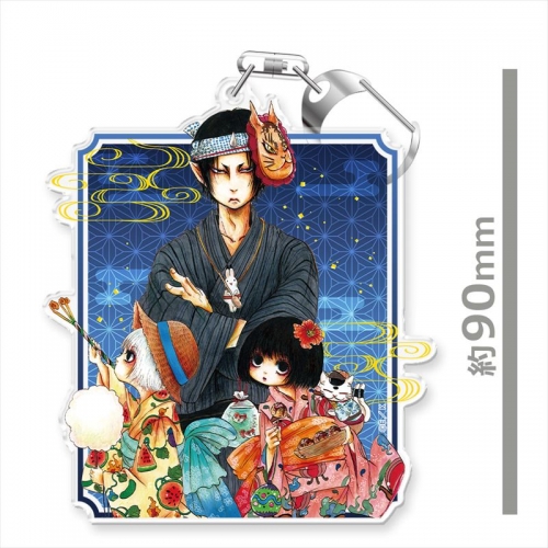 グッズ キーホルダー 鬼灯の冷徹 アクリルキーホルダーb 鬼灯 座敷童子 アニメイト