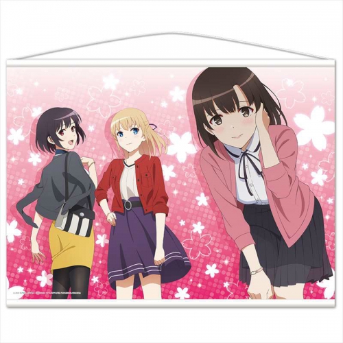 グッズ タペストリー 劇場版 冴えない彼女の育てかた Fine B2タペストリーb 恵 英梨々 詩羽 アニメイト