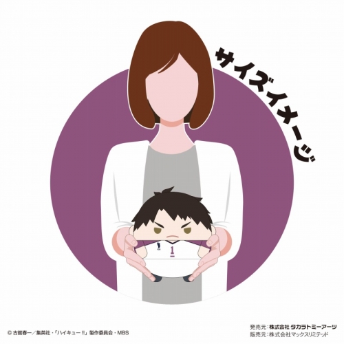 グッズ-ぬいぐるみ】ハイキュー!! ふわコロりんMsize7 F:牛島若利 