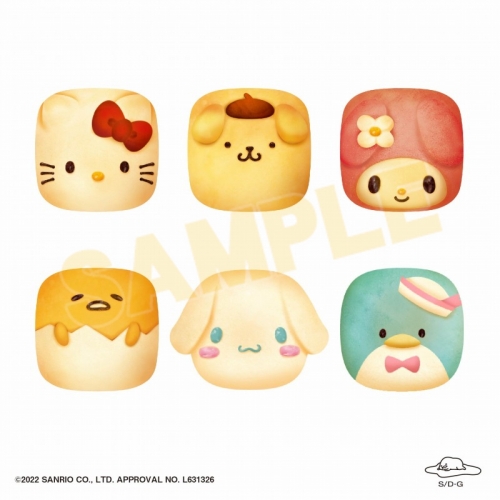 グッズ-マスコット】サンリオキャラクターズ ちぎりパンスクイーズ 