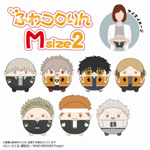グッズ-ぬいぐるみ】WIND BREAKER ふわコロりんMsize2 G：梅宮 一 