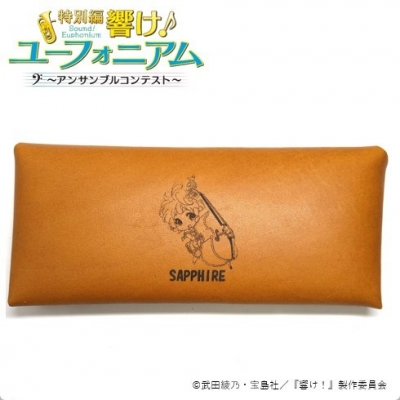【グッズ-ポーチ】響け!ユーフォニアム レザーマルチケース 川島 緑輝【再販】
