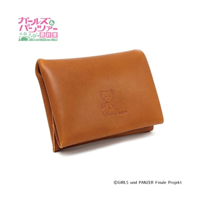【グッズ-財布】ガールズ&パンツァー レザーコンパクトウォレット(ボコ)