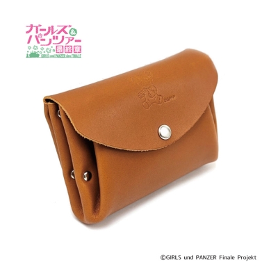 【グッズ-財布】ガールズ&パンツァー レザーマルチウォレットポーチ(ボコ)