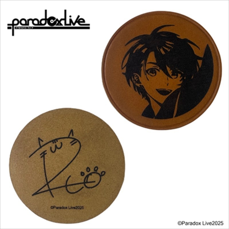 【グッズ-コースター】Paradox Live レザーコースター 円山 玲央【再販】