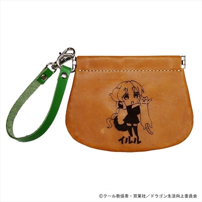 【グッズ-小物入れ】小林さんちのメイドラゴン さみしがりやの竜 バネくちレザー小物入れ イルル
