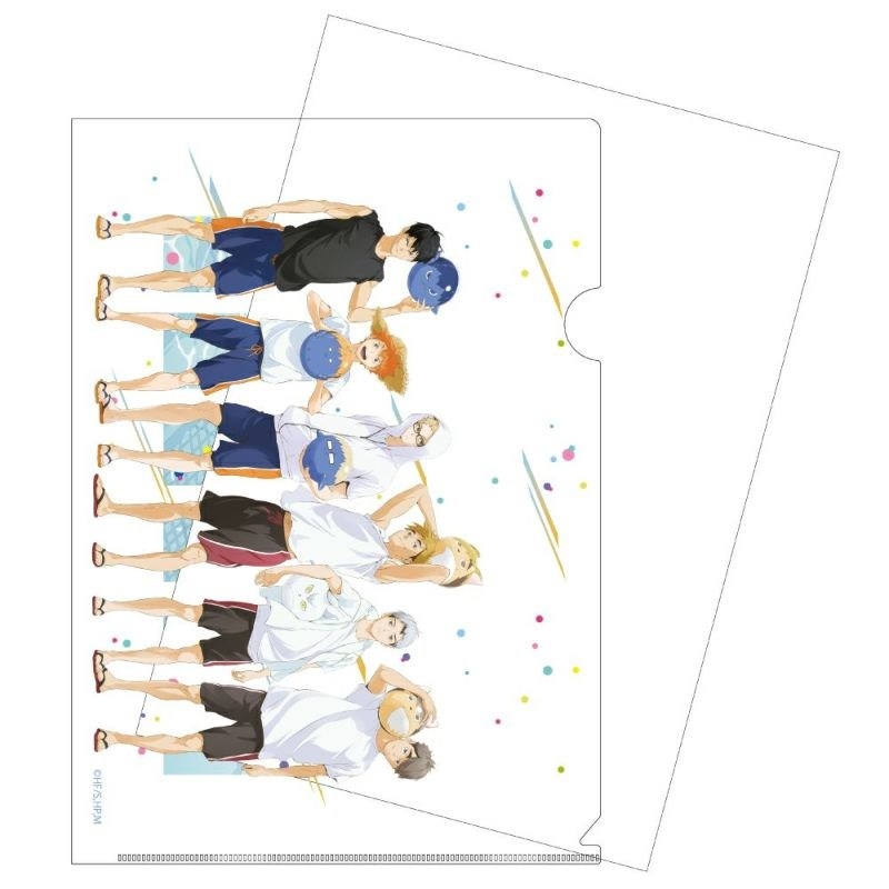 【グッズ-クリアファイル】ハイキュー!! カラービーチモチーフ クリアファイル キービジュアル