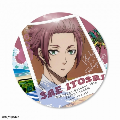 グッズ-バッチ】ブルーロック ×文房具カフェ シーサイドフライヤー  