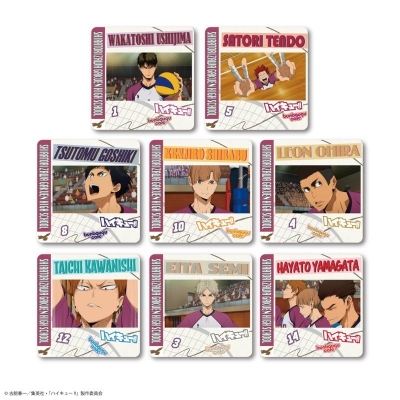 【グッズ-コースター】ハイキュー!! Scrap bookモチーフコースターランダム販売 白鳥沢学園