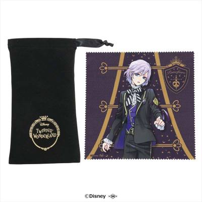 【グッズ-メガネケース】ディズニー ツイステッドワンダーランド 眼鏡ケース&クロスセット エペル・フェルミエ