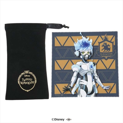 【グッズ-メガネケース】ディズニー ツイステッドワンダーランド 眼鏡ケース&クロスセット オルト・シュラウド
