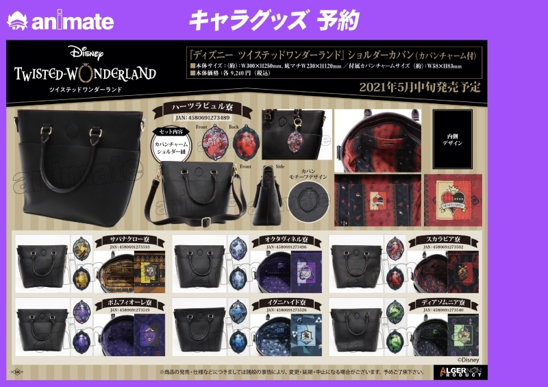 グッズ-バッグ】『ディズニー ツイステッドワンダーランド 